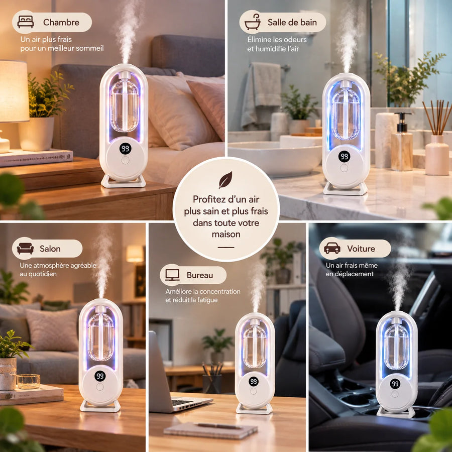 Diffuseur de parfum intelligent pour espaces du quotidien